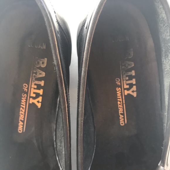 🇨🇭 BALLY | Black Logan Kiltie Tassel Loafers Size 11.5 - Picture 3 of 7